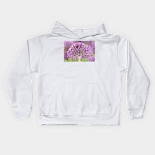 Allium stipitatum  &#39;Violet Beauty&#39; Kids Hoodie